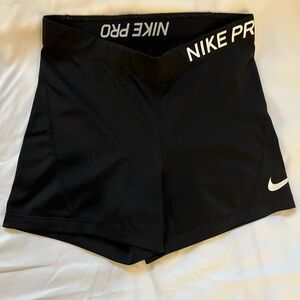 Nike Pro compression shorts (black)